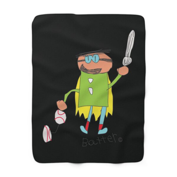 Batter Sherpa Fleece Blanket