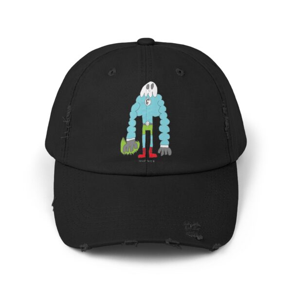 Ghost Guy Distressed Cap
