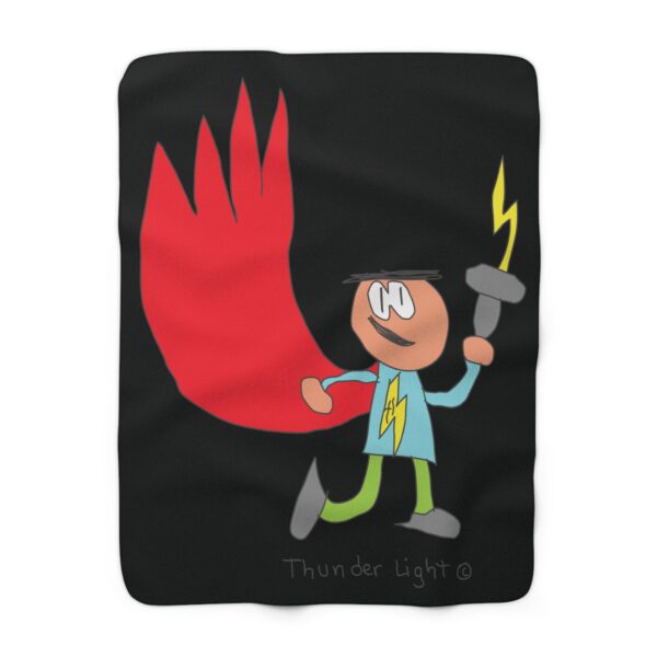 Thunder Light Sherpa Fleece Blanket