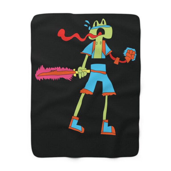 Froggio Sherpa Fleece Blanket