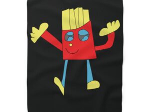 Mr. Fries Sherpa Fleece Blanket