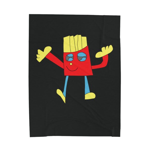 Mr. Fries Plush Blanket