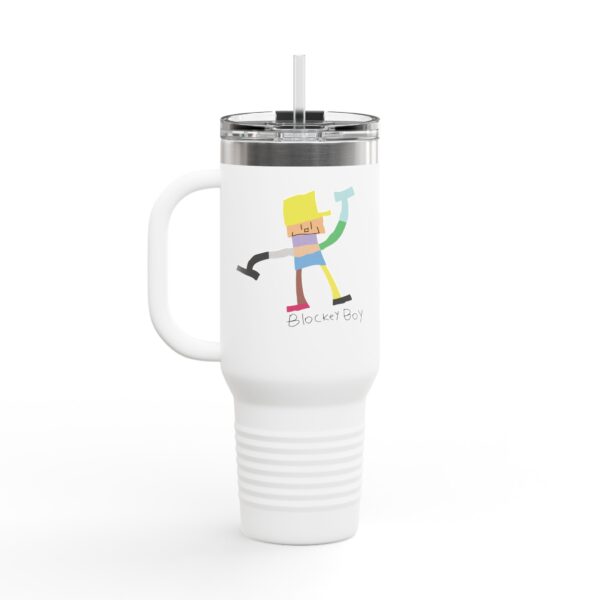 Blockey Boy Adventure Travel Mug