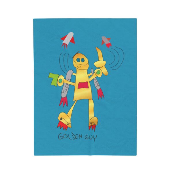 Golden Guy Plush Blanket